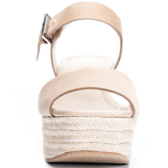 Chinese Laundry Maine Platform Wedge Sandal Sand - Picture 2 of 3